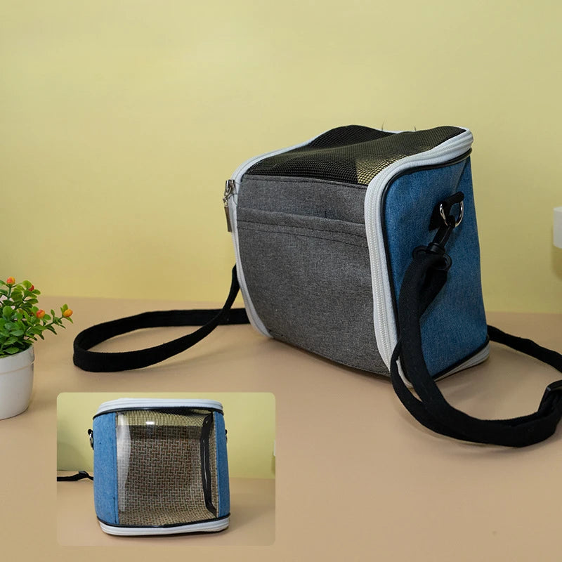 Portable Pet Bird Cage Parrot Breathable and Detachable Hamster Flying Kangaroo Travel Bag Pet Accessories Guinea Pig Pet Bag